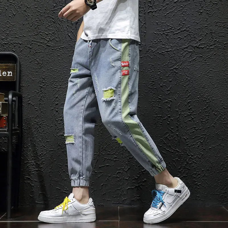 Jeans for Men Cropped Hip Hop Trousers Man Cowboy Pants New Rock Clothes Y2k 2000s Soft Xs Streetwear Autumn Clothing Classic In
Jeans for Men Cropped Hip Hop Trousers Man Cowboy Pants New Rock Clothes Y2k 2000s Soft Xs Streetwear Autumn Clothing Classic In