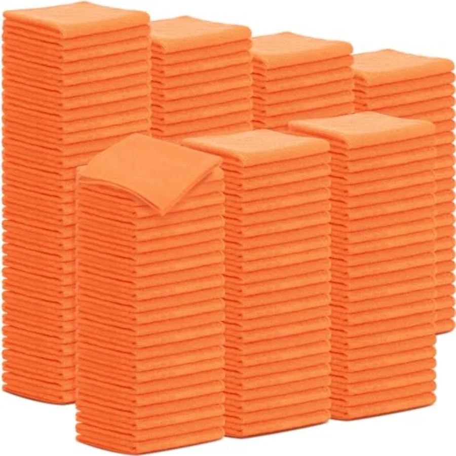 100 Pack 12'' x 12'' Microfiber Cleaning Cloths Reusable Cleaning Rags Bulk Microfiber Towels Softer Highly Absorbent Washcloth
100 Pack 12'' x 12'' Microfiber Cleaning Cloths Reusable Cleaning Rags Bulk Microfiber Towels Softer Highly Absorbent Washcloth
