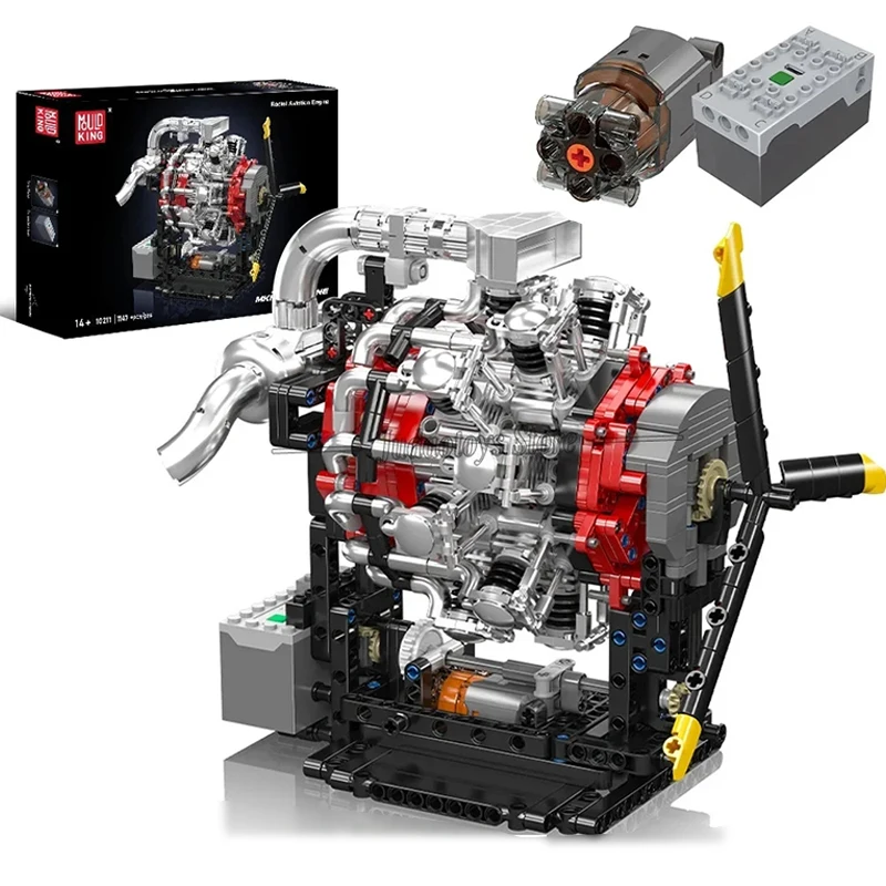 Mould King 10211 Star Aero Engine Model Kits Motorized Radial Aviation Engine Kids STEM Toys Building Blocks Sets Adults Gifts
Mould King 10211 Star Aero Engine Model Kits Motorized Radial Aviation Engine Kids STEM Toys Building Blocks Sets Adults Gifts