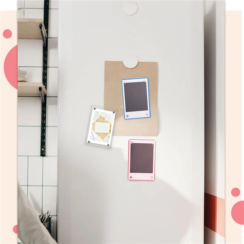 A78U-15 Pcs Mini Double Sided Refrigerator Magnet Picture Frame Clear Frameless Display Frame
A78U-15 Pcs Mini Double Sided Refrigerator Magnet Picture Frame Clear Frameless Display Frame