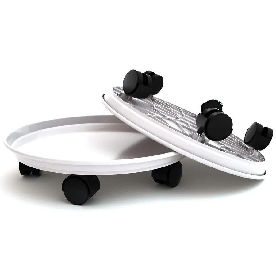 Подставка-тележка на колесах 15,5 дюймов, 2 штуки, усиленная, для растений, круглая, для использования в помещении и на улице, белая
Подставка-тележка на колесах 15,5 дюймов, 2 штуки, усиленная, для растений, круглая, для использования в помещении и на улице, белая