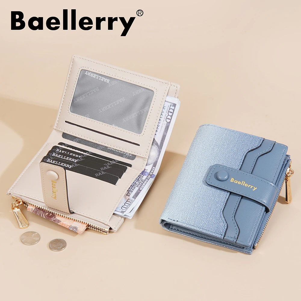 Baellerry New Women Short Wallets Coin Pocket High Quality Zipper Female Purses Credit Card Holder Money Clips Women's Wallet
Baellerry New Women Short Wallets Coin Pocket High Quality Zipper Female Purses Credit Card Holder Money Clips Women's Wallet