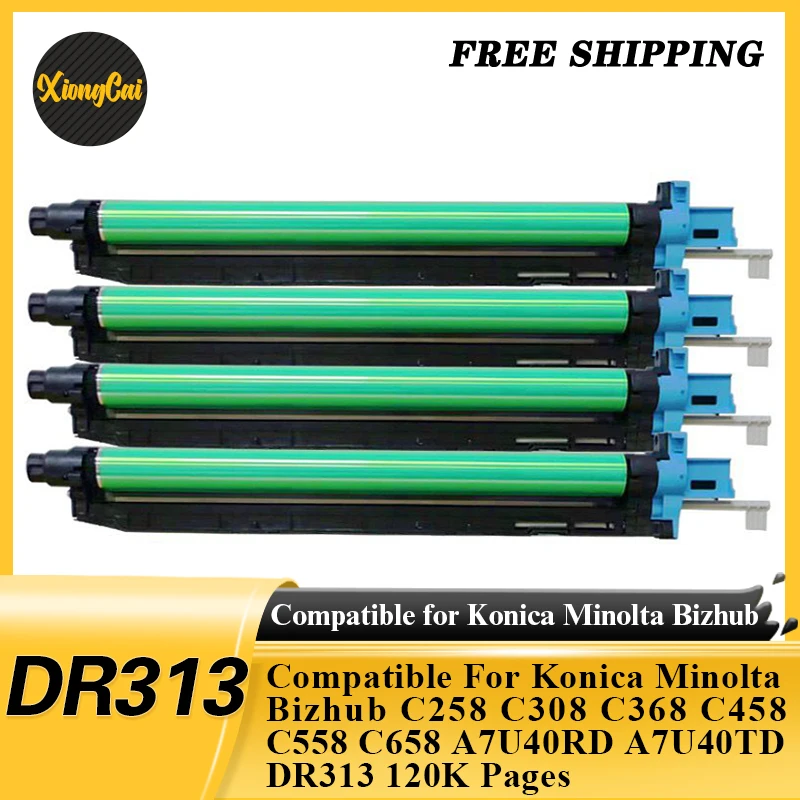 Барабан DR313 Блок разработчика изображений для Konica Minolta Bizhub C258 C308 C368 C380 C458 C558 C558 Копировальный аппарат 
Барабан DR313 Блок разработчика изображений для Konica Minolta Bizhub C258 C308 C368 C380 C458 C558 C558 Копировальный аппарат