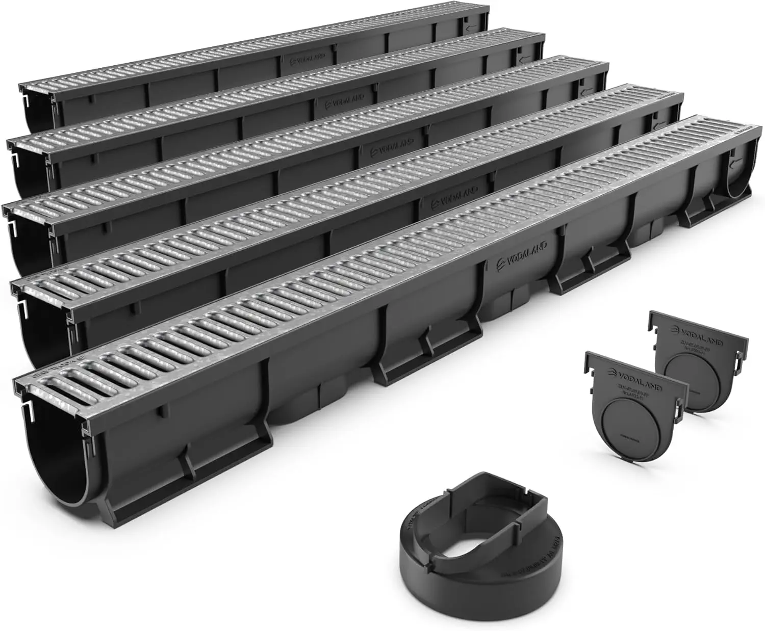Vodaland 3 Inch Easy 1 Premium Trench Drain Channel Galvanized Stamped Steel Grating 5
Vodaland 3 Inch Easy 1 Premium Trench Drain Channel Galvanized Stamped Steel Grating 5