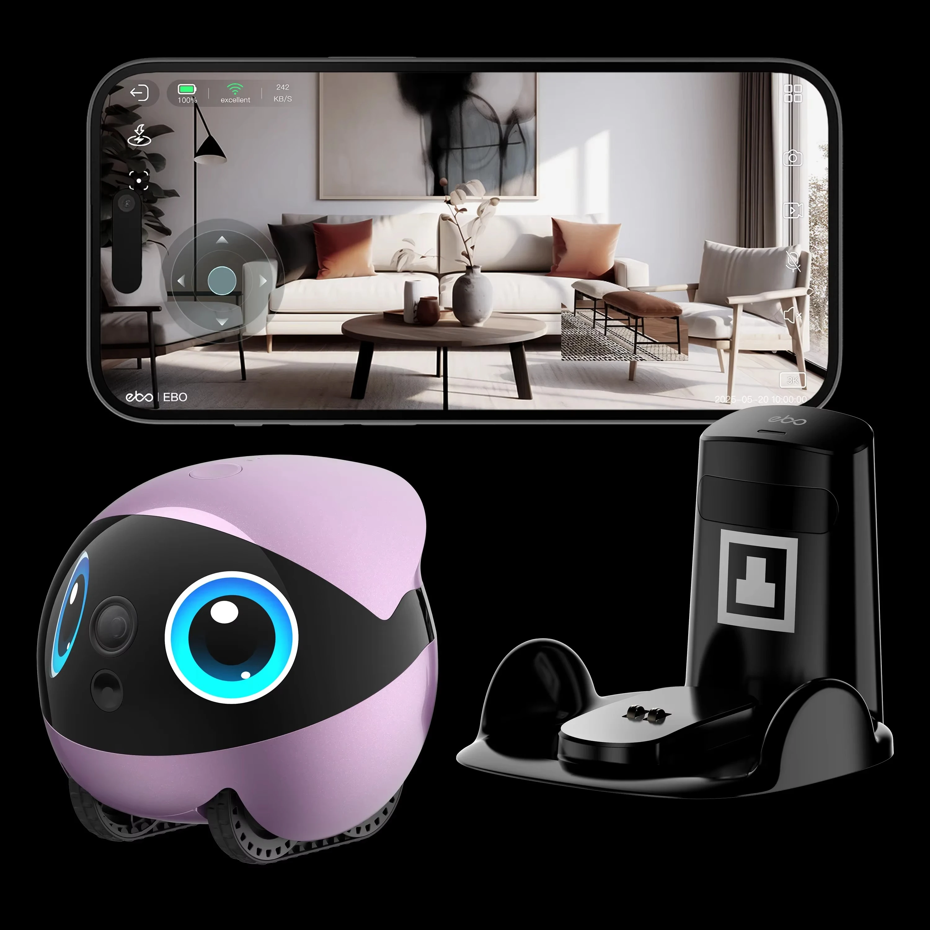 AIR 2 PLUS Smart Pet Companion Robot with 3K Camera, Video Call & AI Patrol Function
AIR 2 PLUS Smart Pet Companion Robot with 3K Camera, Video Call & AI Patrol Function