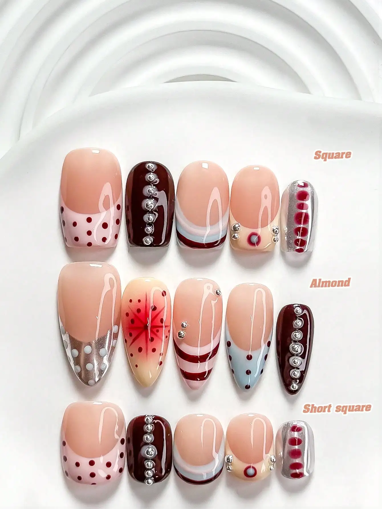 10pcs Elegant French Handmade Nail Stickers, Gel Nail Art Set, Hand-Painted French Line Nail Decals, White Nail Polish, Fresh And Mild Style, Includes Nail Tools (1 Jelly Sticker + 1 Nail File), 3 Sizes Available: Square, Short Rectangle, Almond Shape, Su
10pcs Elegant French Handmade Nail Stickers, Gel Nail Art Set, Hand-Painted French Line Nail Decals, White Nail Polish, Fresh And Mild Style, Includes Nail Tools (1 Jelly Sticker + 1 Nail File), 3 Sizes Available: Square, Short Rectangle, Almond Shape, Su