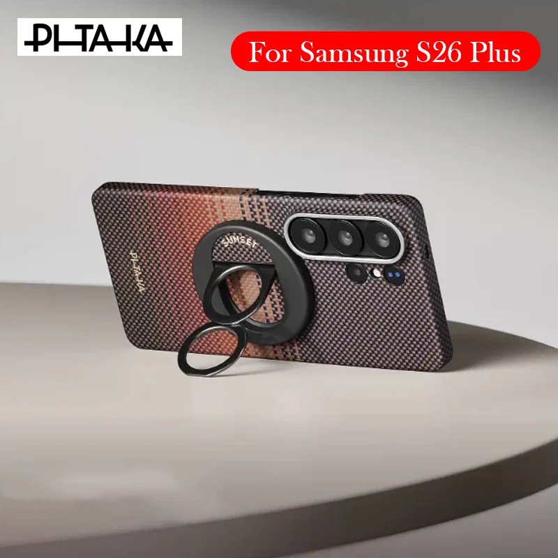 PITAKA Magnetic Carbon Fiber Case For Samsung S26 Plus Wireless Charging Back Cover Case for SAMSUNG S26 PLUS
PITAKA Magnetic Carbon Fiber Case For Samsung S26 Plus Wireless Charging Back Cover Case for SAMSUNG S26 PLUS