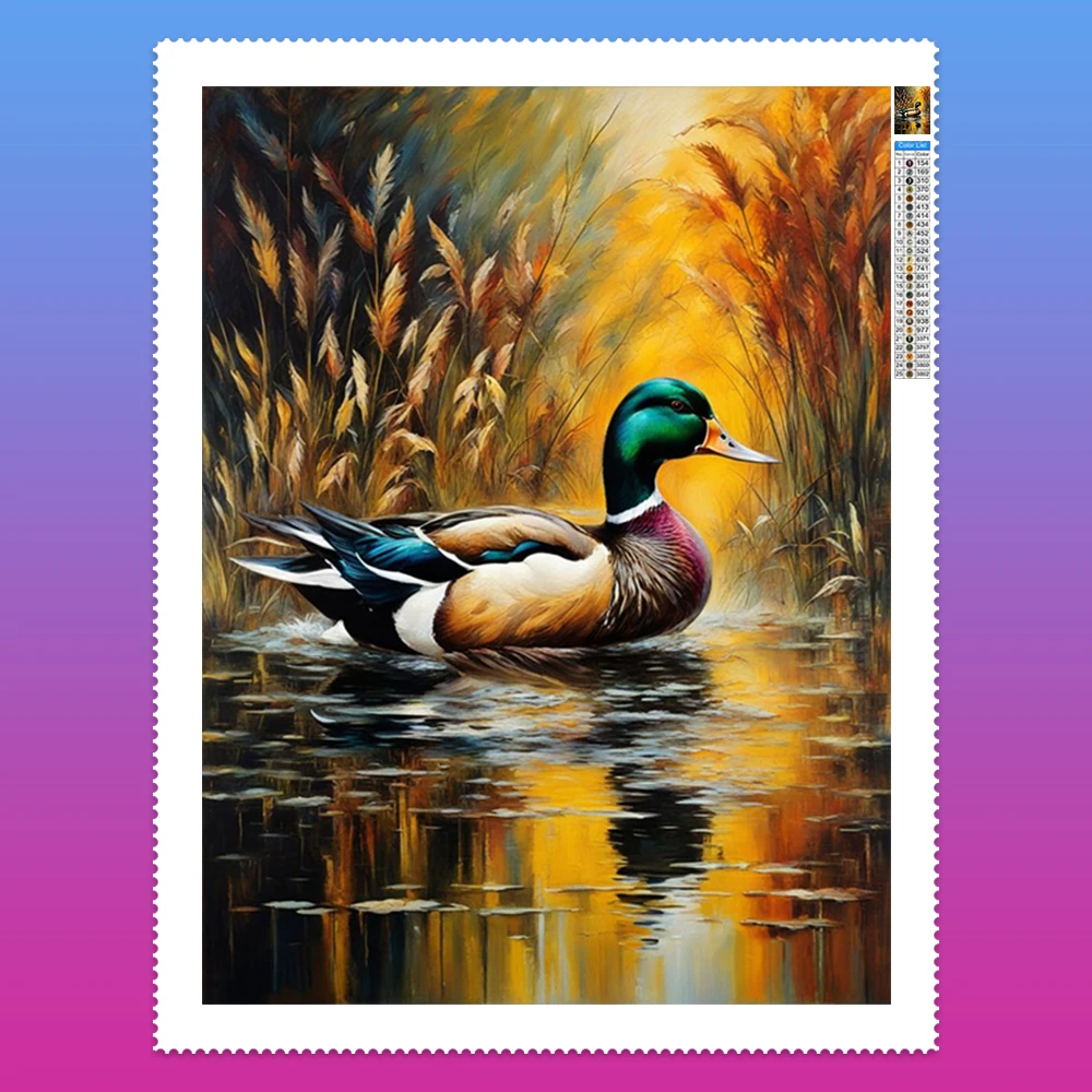 Mallard Swimming 5D Diamond Painting Kit Flying Wild Duck DIY Diamond Embroidery Mosaic Hand Painting Farm Animals Home Decor
Mallard Swimming 5D Diamond Painting Kit Flying Wild Duck DIY Diamond Embroidery Mosaic Hand Painting Farm Animals Home Decor