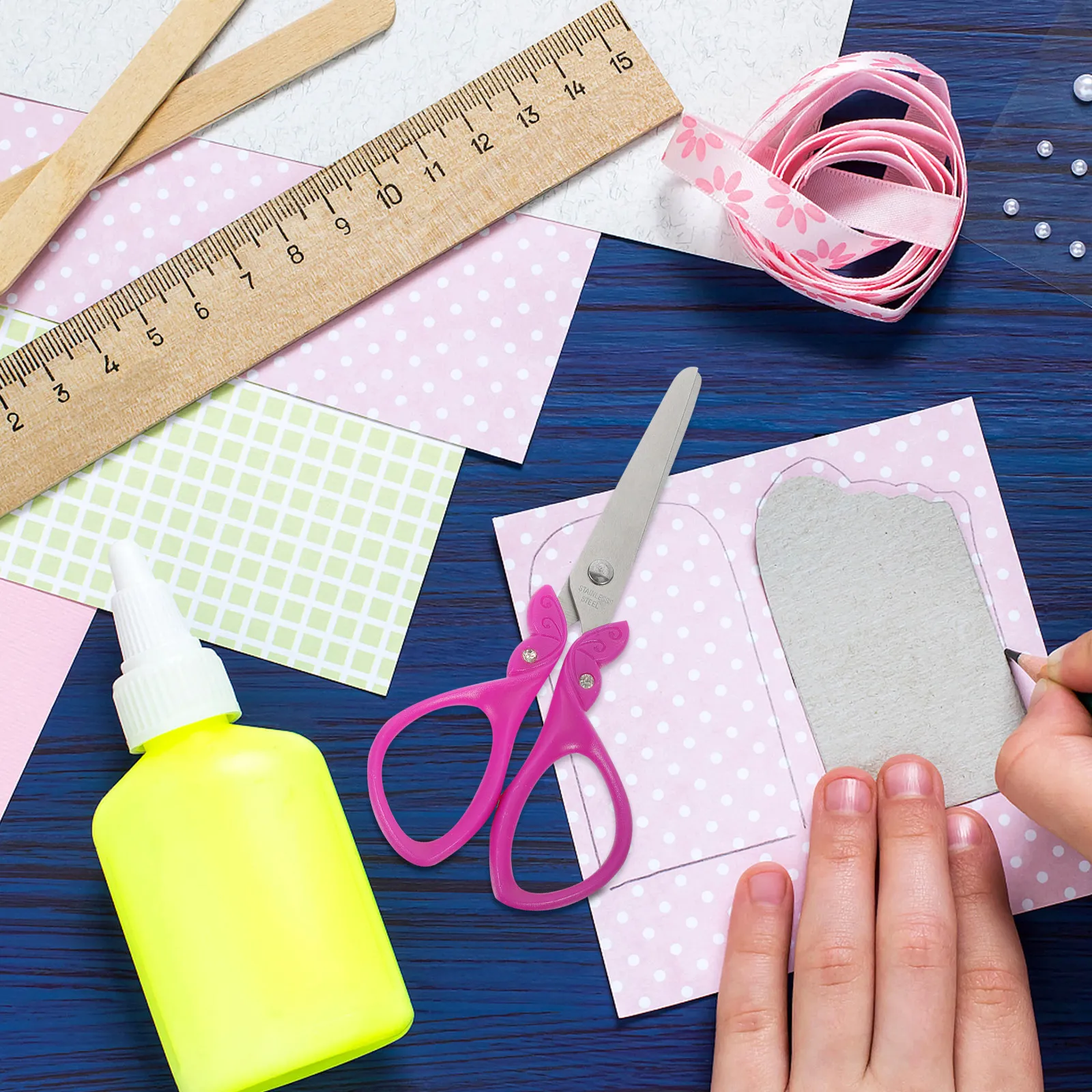 Ножницы с закругленными концами, безопасные для творчества, с антикоррозийными лезвиями, для студентов, для резки бумаги и художественных проектов
Ножницы с закругленными концами, безопасные для творчества, с антикоррозийными лезвиями, для студентов, для резки бумаги и художественных проектов