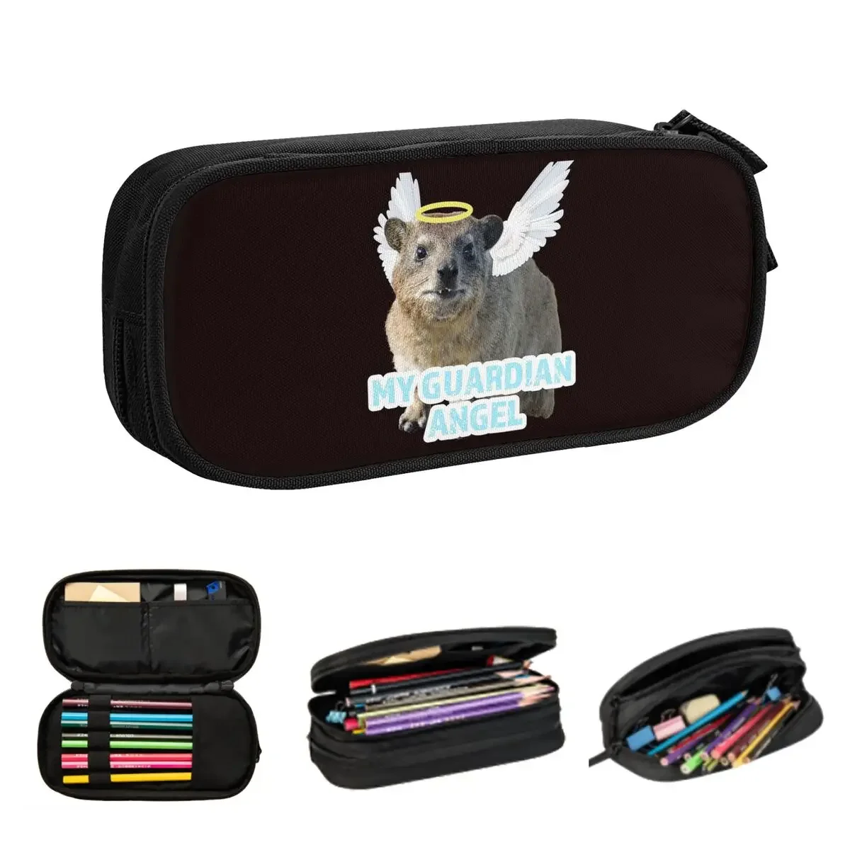 Rock Hyrax My Guardian Angel Pencil Cases for Students School Pen Box Pencil Bag Big Capacity Pencil Pouch Storage Stationery
Rock Hyrax My Guardian Angel Pencil Cases for Students School Pen Box Pencil Bag Big Capacity Pencil Pouch Storage Stationery