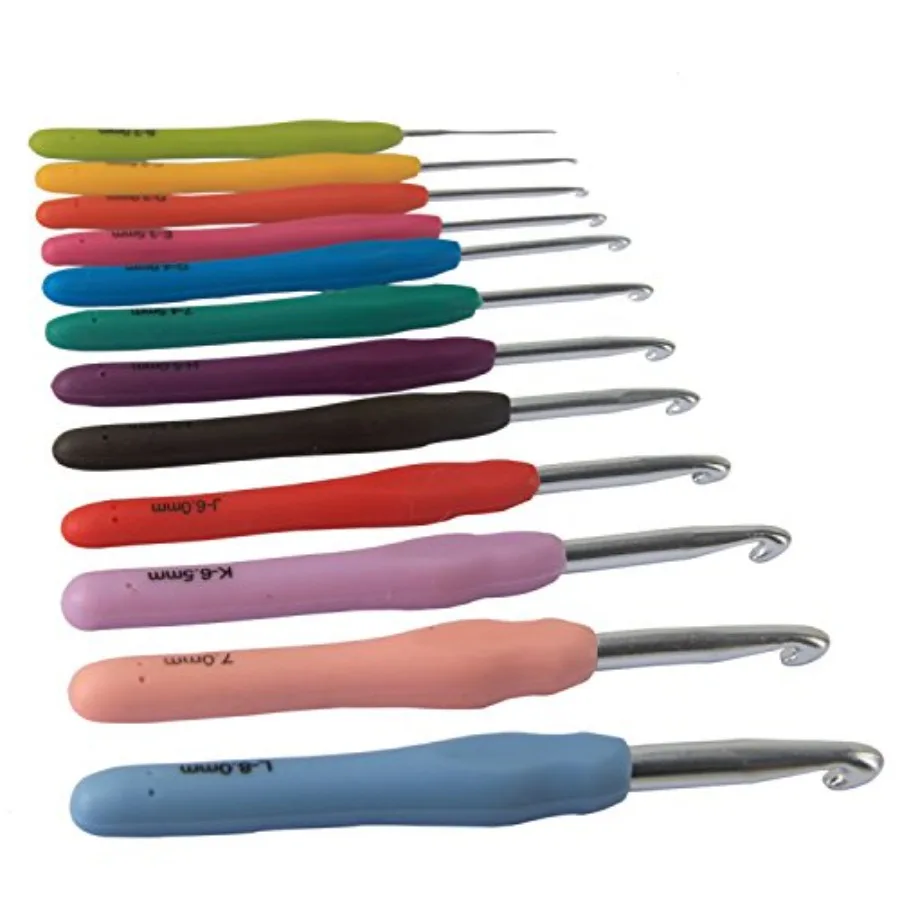 Ergonomic Crochet Hook Set, 12Pcs Large Crochet Hooks for Arthritis and Beginners, Smooth and Comfortable
Ergonomic Crochet Hook Set, 12Pcs Large Crochet Hooks for Arthritis and Beginners, Smooth and Comfortable