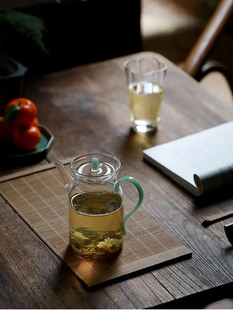 Glass Pot Celadon Teapot Imitation Ewer High Temperature Resistant Boiled Small Pot Black Tea Small Song Pot Simple Teapot
Glass Pot Celadon Teapot Imitation Ewer High Temperature Resistant Boiled Small Pot Black Tea Small Song Pot Simple Teapot