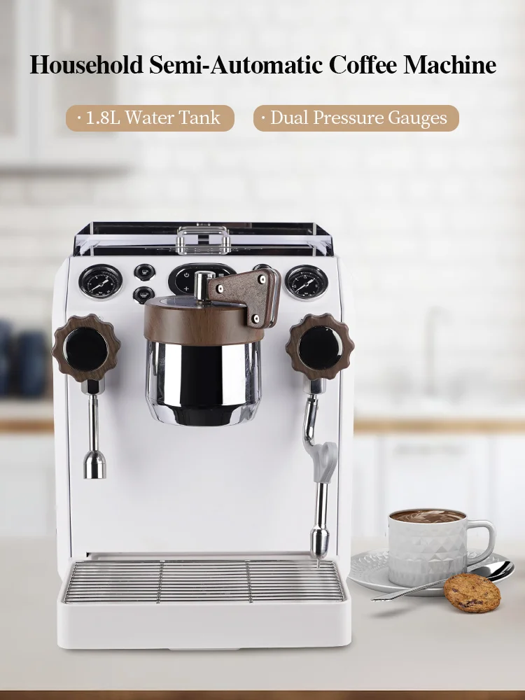 58mm Semi Automatic Professional Electric Espresso Machine PTC Temperature Control Variable Pressure Extraction Coffee Maker
58mm Semi Automatic Professional Electric Espresso Machine PTC Temperature Control Variable Pressure Extraction Coffee Maker