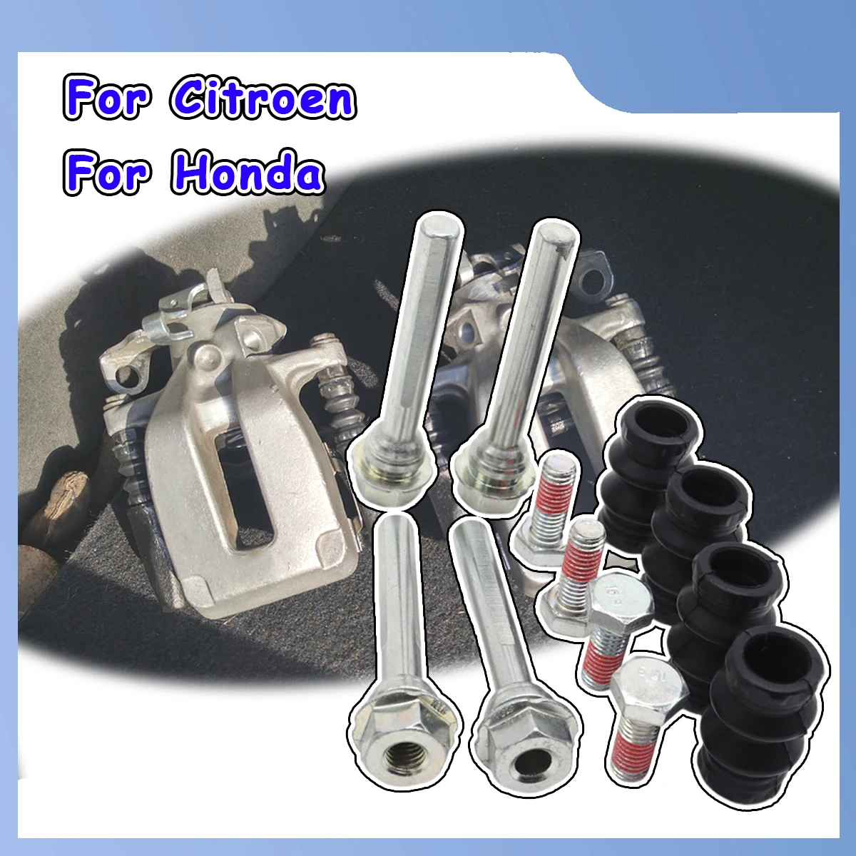 Brake Caliper Cylinder Slider Guide Pin Bushing Boot Seal Kit For Citroen BERLINGO B9 XSARA PICASSO N68 Honda ACCORD SHUTTLE
Brake Caliper Cylinder Slider Guide Pin Bushing Boot Seal Kit For Citroen BERLINGO B9 XSARA PICASSO N68 Honda ACCORD SHUTTLE