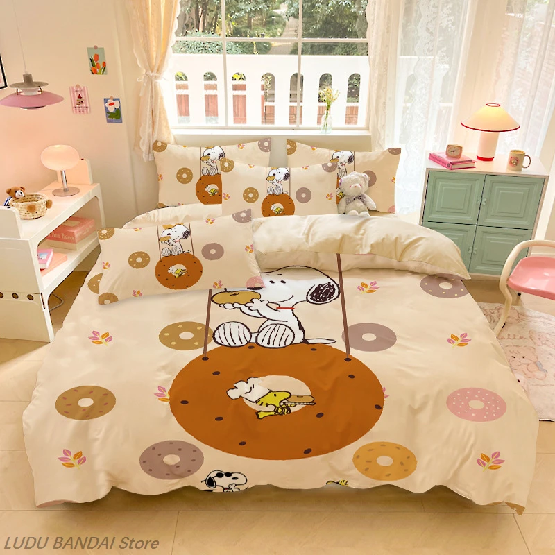 Snoopy Bedding Set Cartoon Anime Children Bedroom Quilt Cover Boy Girl Bedclothes Single Double King Snoopy Dog Duvet Cover Gift
Snoopy Bedding Set Cartoon Anime Children Bedroom Quilt Cover Boy Girl Bedclothes Single Double King Snoopy Dog Duvet Cover Gift