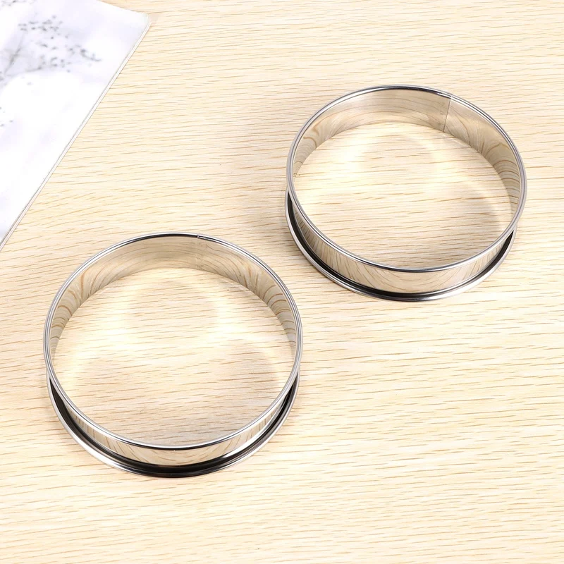 6 Pack 4 Inch Double Rolled English Muffin Rings, Stainless Steel Crumpet Rings, Tart Rings, Round
6 Pack 4 Inch Double Rolled English Muffin Rings, Stainless Steel Crumpet Rings, Tart Rings, Round