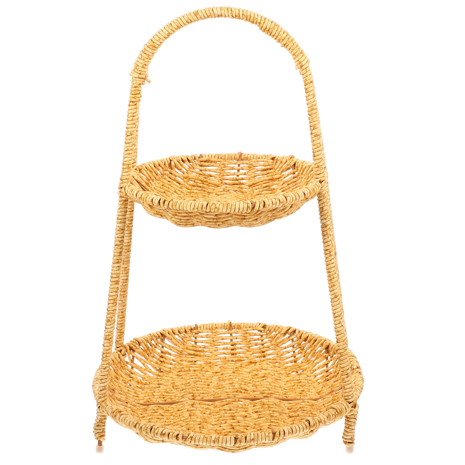 Woven Basket Small Wicker Snack Fruit Creative Food Display Pastoral Style Storage Household Multi Layer Baskets Kitchen Living
Woven Basket Small Wicker Snack Fruit Creative Food Display Pastoral Style Storage Household Multi Layer Baskets Kitchen Living