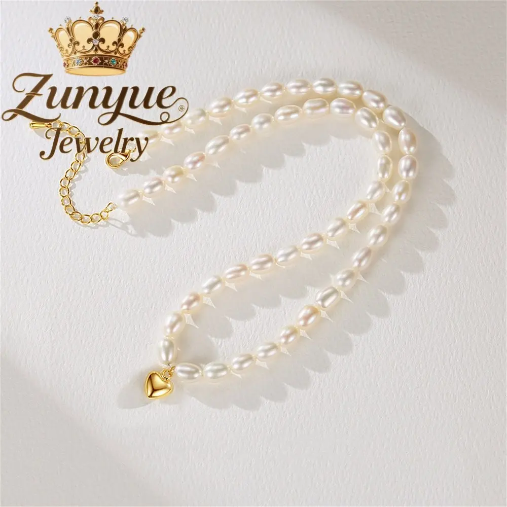 Natural Freshwater Millet Grain Pearl Necklace Collarbone Chain Baroque Niche Light Luxury Fashion Fine Jewelry Exquisite Charms
Natural Freshwater Millet Grain Pearl Necklace Collarbone Chain Baroque Niche Light Luxury Fashion Fine Jewelry Exquisite Charms