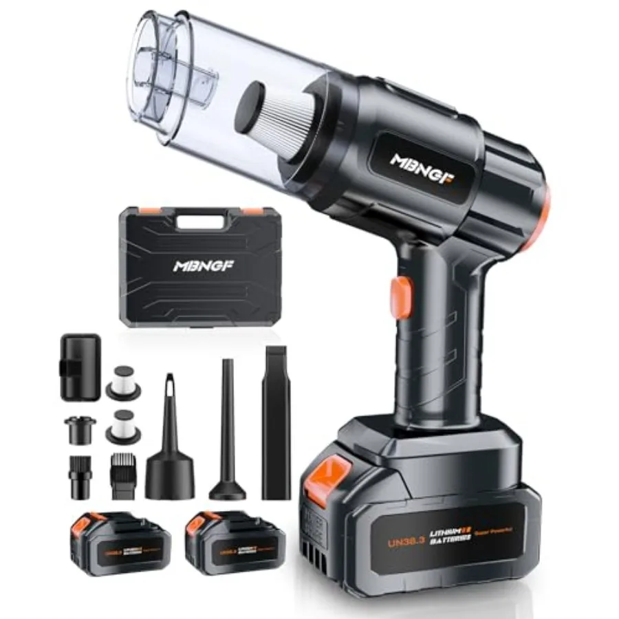 Portable cordless car vacuum with high-power suction blower, handheld for car/home/desktop/keyboard, jet black, ideal birthday
Portable cordless car vacuum with high-power suction blower, handheld for car/home/desktop/keyboard, jet black, ideal birthday