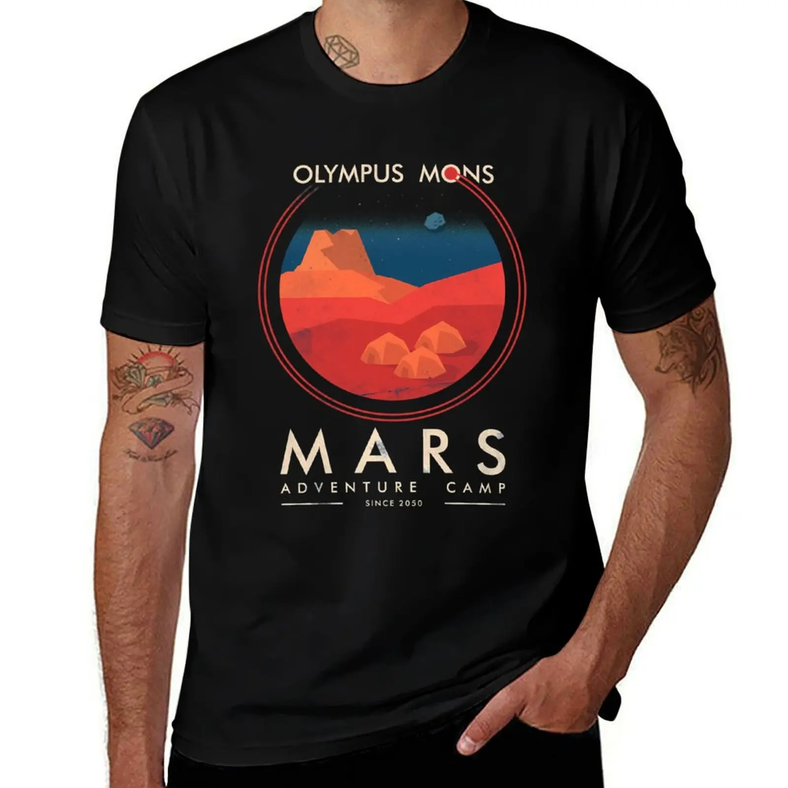 Mars Adventure Camp Olympus Mons Expedition T-Shirt man t shirts for men man t shirts graphic T-Shirt
Mars Adventure Camp Olympus Mons Expedition T-Shirt man t shirts for men man t shirts graphic T-Shirt