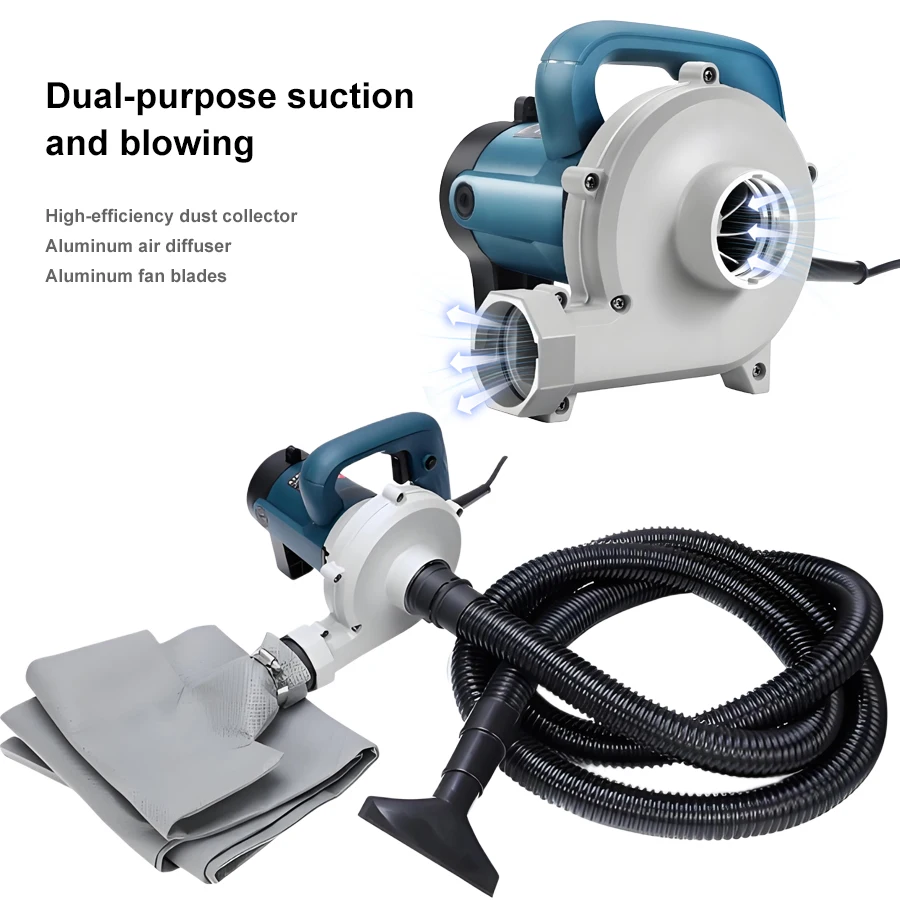 2 in 1 Workshop Vacuum Blower 4580W Electric Dual-function Vacuum Blower High-efficiency Dust Collector Cleaner Tool
2 in 1 Workshop Vacuum Blower 4580W Electric Dual-function Vacuum Blower High-efficiency Dust Collector Cleaner Tool