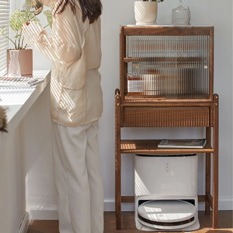 Living room small vertical cabinet, sofa side cabinet, bedroom bedside cabinet, glass household mobile solid wood bucket cabinet
Living room small vertical cabinet, sofa side cabinet, bedroom bedside cabinet, glass household mobile solid wood bucket cabinet