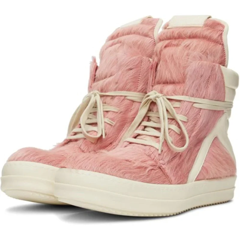 Black& Street Pink Horsefur Unisex long Fur Geobasket Boots 2023ss skateboard Runner Sneakers Rock Botas
Black& Street Pink Horsefur Unisex long Fur Geobasket Boots 2023ss skateboard Runner Sneakers Rock Botas