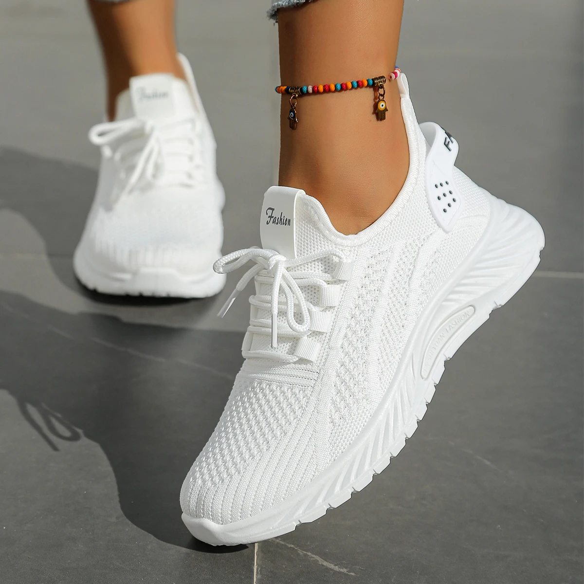 Trendy Women's Fly Weaving Casual Sneakers, Breathable Comfortable Lightweight Non Slip Soft Sole Fashion Sports Walking Shoes
Trendy Women's Fly Weaving Casual Sneakers, Breathable Comfortable Lightweight Non Slip Soft Sole Fashion Sports Walking Shoes