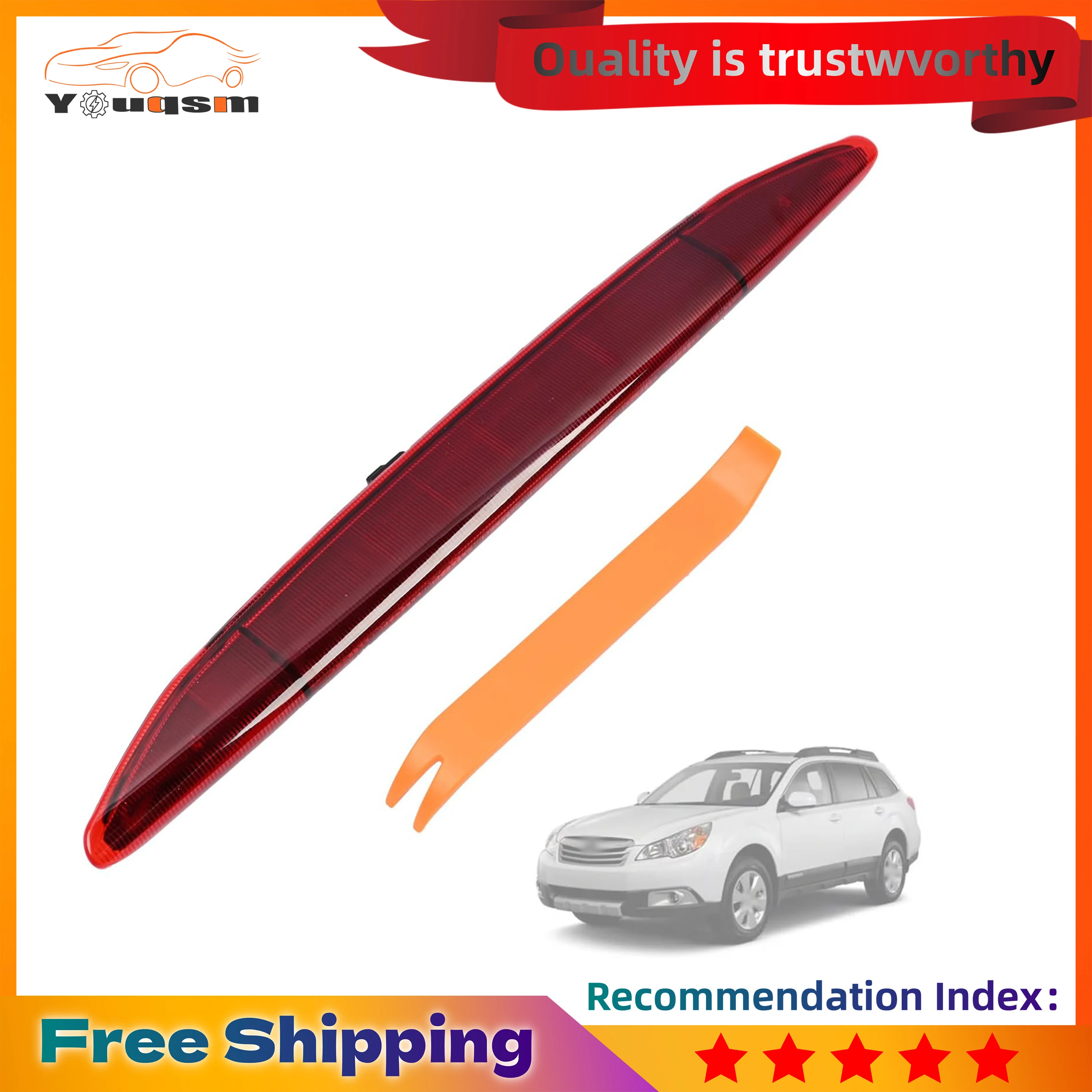 High Mount Brake Light LED 3rd Brake Light, Red Compatible with Subaru Outback 2010 2011 2012 2013 2014 Replaces 84701AJ01A
High Mount Brake Light LED 3rd Brake Light, Red Compatible with Subaru Outback 2010 2011 2012 2013 2014 Replaces 84701AJ01A