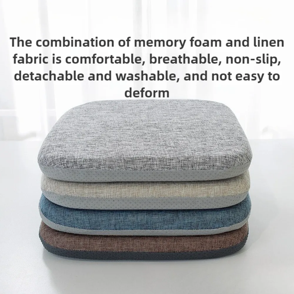 45x45x4cmThickened Linen Seat Cushion-Memory Foam Chair Pad w/Non-Slip Base-For Office Chairs,Student Desks-Long Sitting Comfort
45x45x4cmThickened Linen Seat Cushion-Memory Foam Chair Pad w/Non-Slip Base-For Office Chairs,Student Desks-Long Sitting Comfort