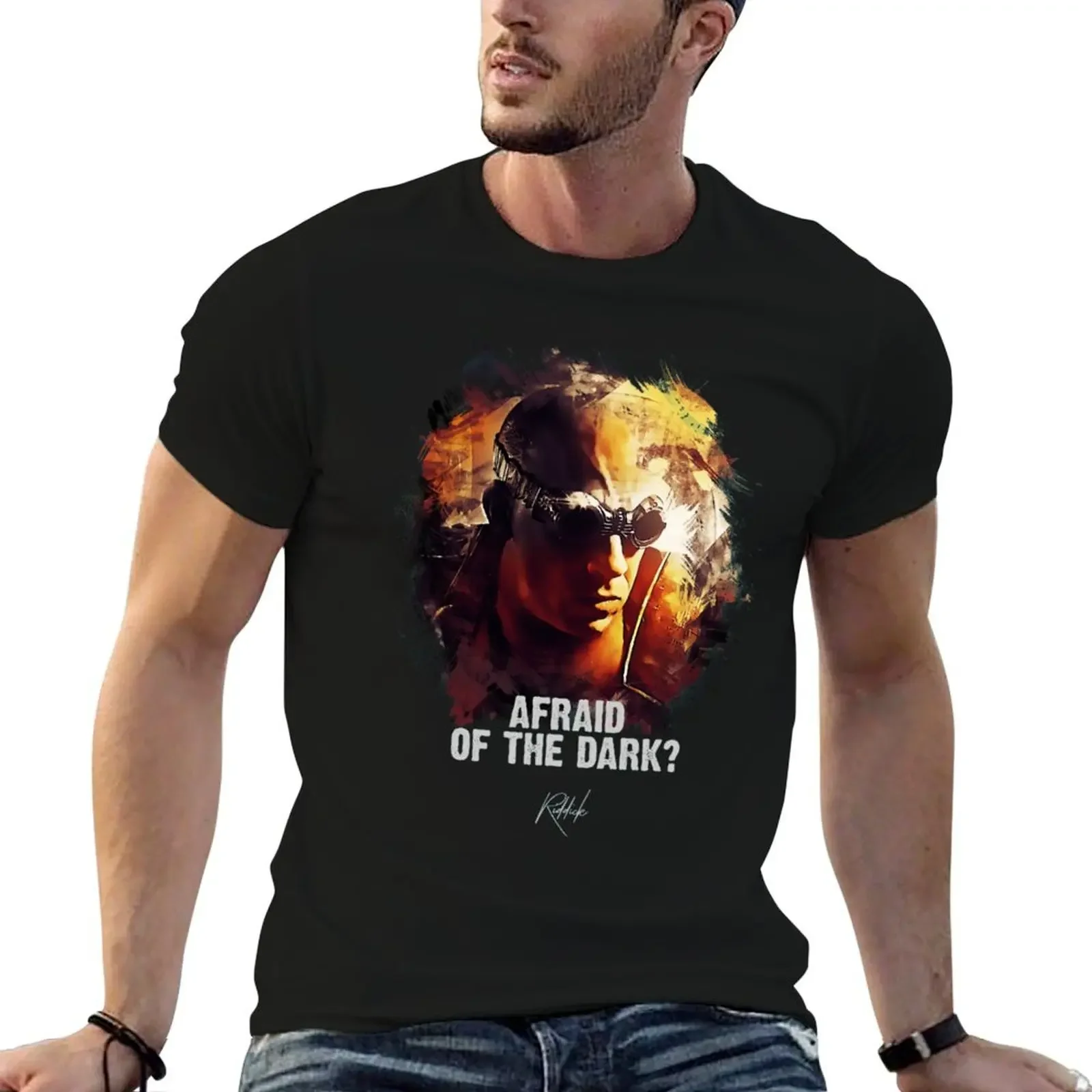 Afraid Of The Dark - RIDDICK T-Shirt anime clothes sports fans anime t shirts boys whites t shirt men
Afraid Of The Dark - RIDDICK T-Shirt anime clothes sports fans anime t shirts boys whites t shirt men