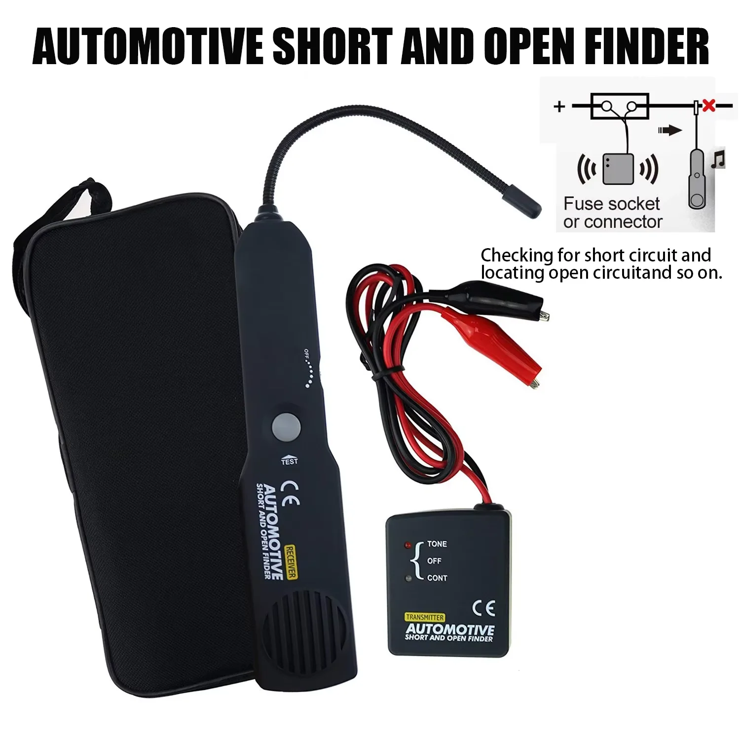 EM415Pro Automotive Short & Open Circuit Finder Short Detector Car Repair Tool Tracing Cables Electric Circuit Test
EM415Pro Automotive Short & Open Circuit Finder Short Detector Car Repair Tool Tracing Cables Electric Circuit Test