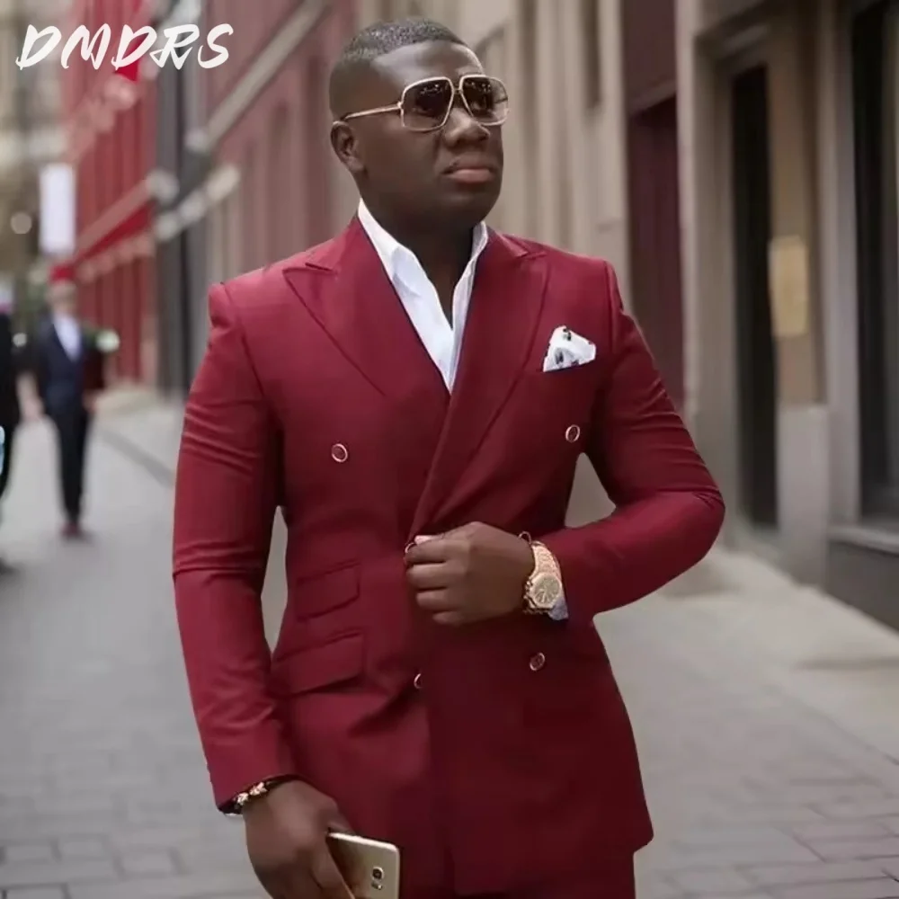 Charming Burgundy Business Stylish Casual Double Breasted Dress Suit 2 Piece Wedding Suit For Men Office Work Party Prom
Charming Burgundy Business Stylish Casual Double Breasted Dress Suit 2 Piece Wedding Suit For Men Office Work Party Prom