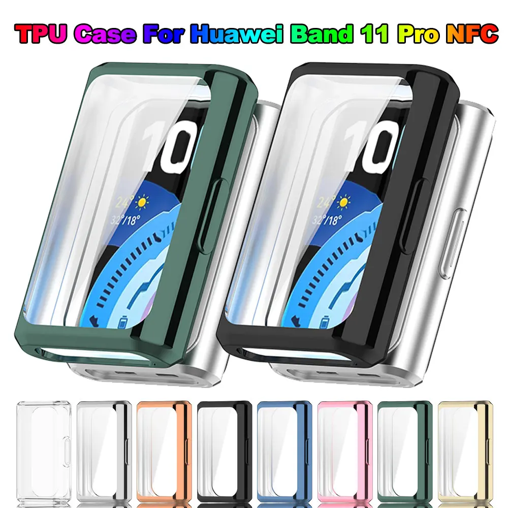 Soft TPU Watch Case For Huawei Band 11 Pro Screen Protector Full Protective Cover Shell For Huawei Band11 Pro NFC Accessories
Soft TPU Watch Case For Huawei Band 11 Pro Screen Protector Full Protective Cover Shell For Huawei Band11 Pro NFC Accessories