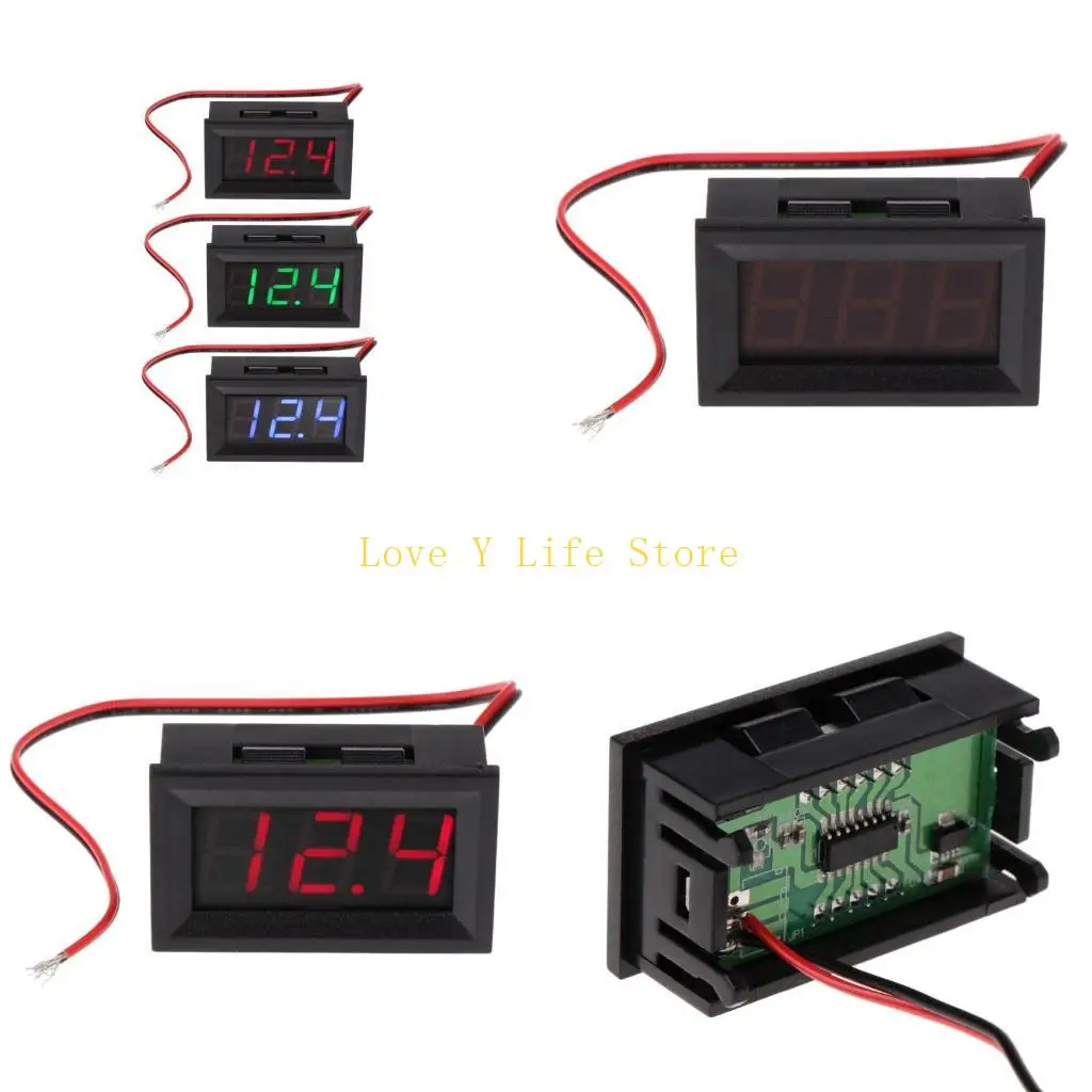 L74C 0,56 "2-проволочный напряжение Meter Meter Panel Sauge для мотоциклов и для стабильных автомобилей
L74C 0,56 "2-проволочный напряжение Meter Meter Panel Sauge для мотоциклов и для стабильных автомобилей