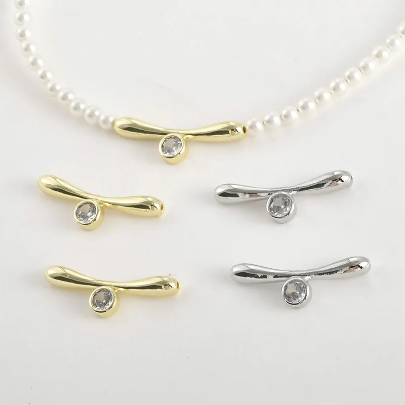 Материал для рукоделия: подвеска-заготовка из циркона с покрытием из 14-каратного золота, сохраняющая цвет, для браслетов и ожерелий DIY
Материал для рукоделия: подвеска-заготовка из циркона с покрытием из 14-каратного золота, сохраняющая цвет, для браслетов и ожерелий DIY