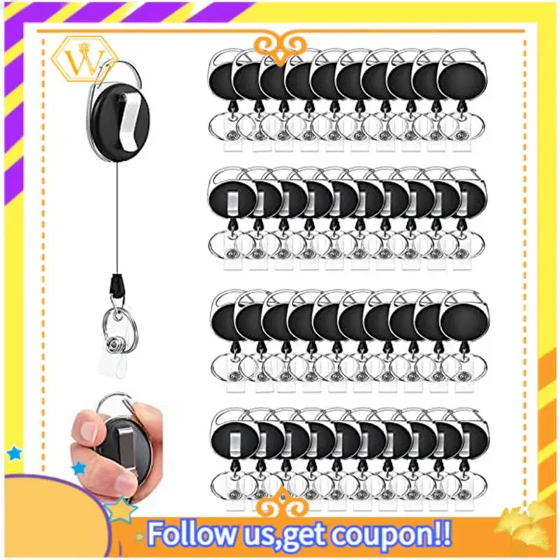 40 Pcs Heavy Duty Badge Holder Badge Clip Retractable For Doctors Nurse Office Workers
40 Pcs Heavy Duty Badge Holder Badge Clip Retractable For Doctors Nurse Office Workers