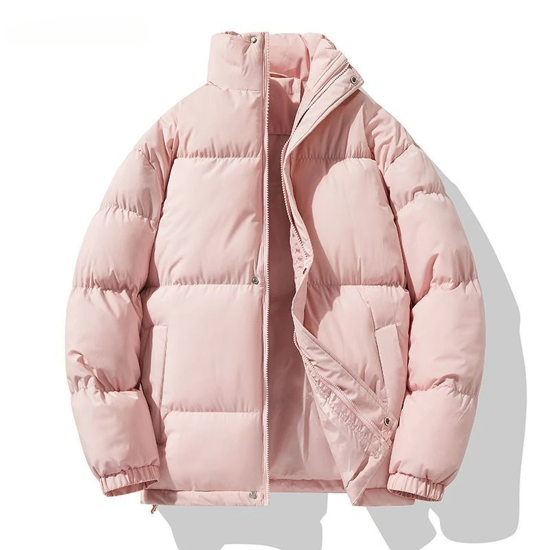 Men and Women Stand Collar Thickened Warm Bread Cotton Coats Autumn Winter Trendy Street Solid Color Loose Casual Couple Parkas
Men and Women Stand Collar Thickened Warm Bread Cotton Coats Autumn Winter Trendy Street Solid Color Loose Casual Couple Parkas