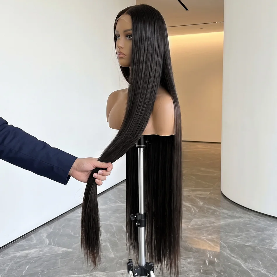 40 Inch Straight 5x5 Glueless 250 Density 13x4 13x6 HD Lace Frontal Wigs Pre Plucked Remy Hair Transparent Lace Wigs
40 Inch Straight 5x5 Glueless 250 Density 13x4 13x6 HD Lace Frontal Wigs Pre Plucked Remy Hair Transparent Lace Wigs