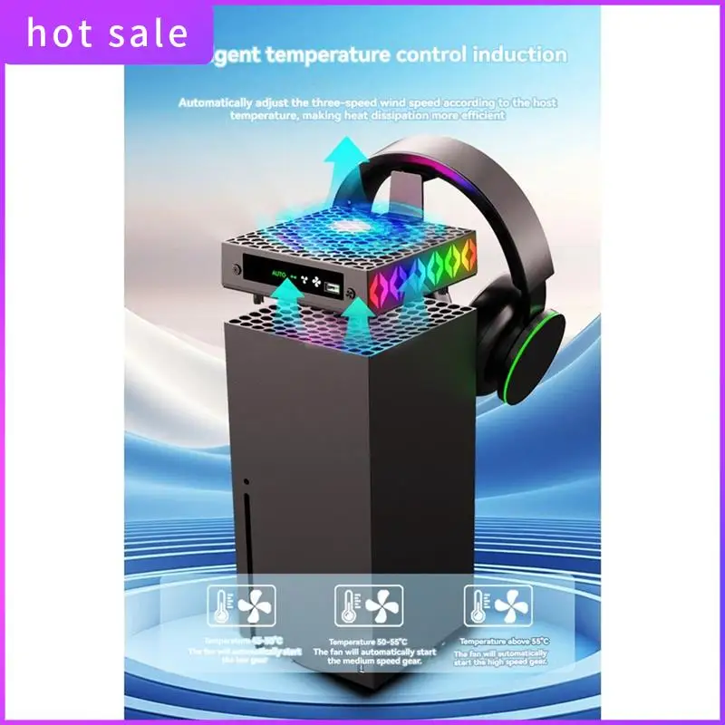 Cooling Fan For Series X RGB Intelligent Temperature Controlled Fan Low Noise For Series X
Cooling Fan For Series X RGB Intelligent Temperature Controlled Fan Low Noise For Series X