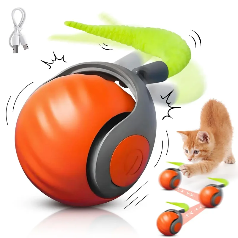 Tail 2.0 Cat Toy, Speedy Tail Cat Toy, Interactive Cat Ball Toy, Smart Cat Toys Ball, Two Speed Adjustment, with Tail
Tail 2.0 Cat Toy, Speedy Tail Cat Toy, Interactive Cat Ball Toy, Smart Cat Toys Ball, Two Speed Adjustment, with Tail
