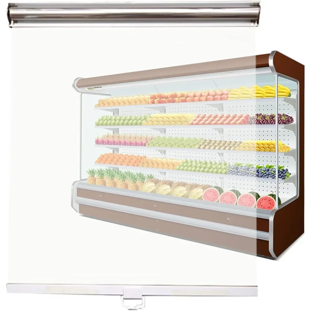 Transparent Plastic Roller Blind for Supermarket Fruits Display Cabinet/Commercial Refrigerated Upright Refrigerators,
Transparent Plastic Roller Blind for Supermarket Fruits Display Cabinet/Commercial Refrigerated Upright Refrigerators,
