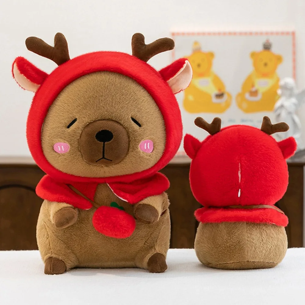 Плюшевая игрушка-капибара с оленями, мягкая коричневая мультяшная капибара, хлопковая кукла, пушистая капибара, мягкая кукла, подарок друзьям
Плюшевая игрушка-капибара с оленями, мягкая коричневая мультяшная капибара, хлопковая кукла, пушистая капибара, мягкая кукла, подарок друзьям