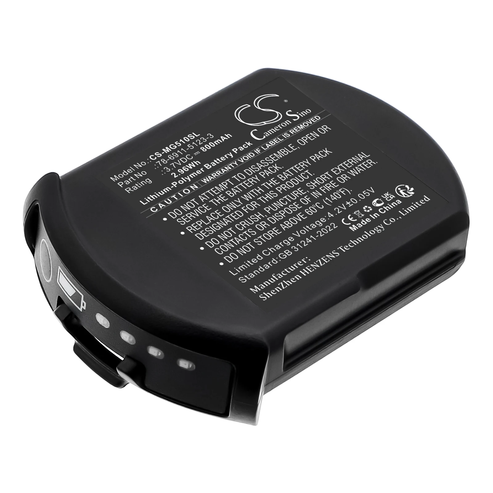 Battery for Drive-Thru, G5, G5L1 PN: 78-6911-5123-3 800mAh / 2.96Wh
Battery for Drive-Thru, G5, G5L1 PN: 78-6911-5123-3 800mAh / 2.96Wh