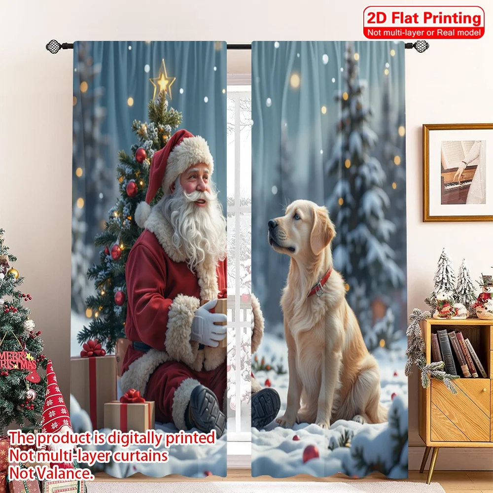 2pcs 2D flat printing Merry Christmas Popular Drapes Santa Dog Christmas Gift Polyester Without Electricity 0 for Outdoor and
2pcs 2D flat printing Merry Christmas Popular Drapes Santa Dog Christmas Gift Polyester Without Electricity 0 for Outdoor and