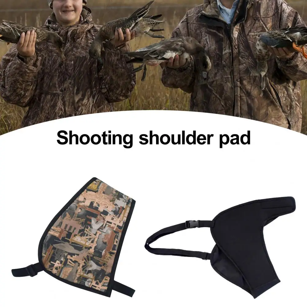 Hunting Recoil Pad with Adjustable Strap Shoot Training Sports Protective Pad Shockproof Shoulder Pad for Hunting Sports
Hunting Recoil Pad with Adjustable Strap Shoot Training Sports Protective Pad Shockproof Shoulder Pad for Hunting Sports