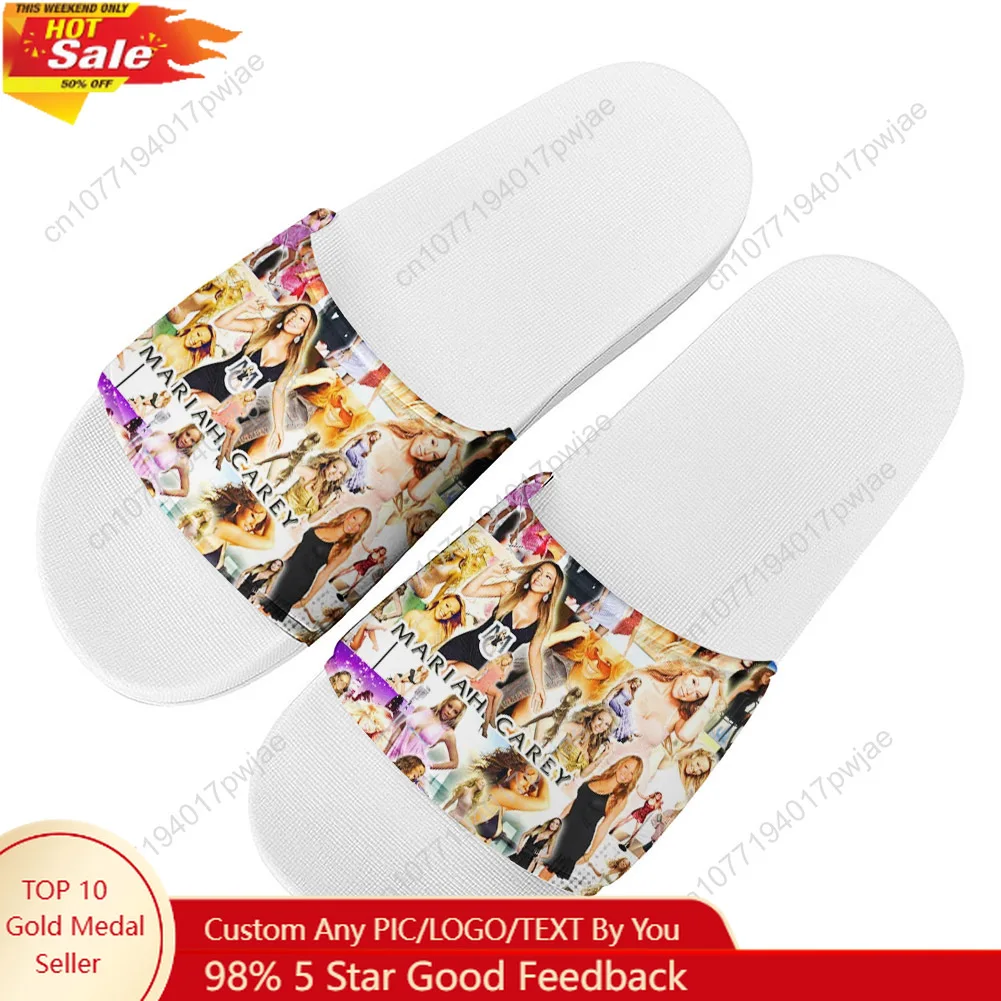 Mariah Carey Slippers Home Water Shoes Pop Fashion Vintage Hip hop Singer Mens Womens Beach Pool Sandals Custom Summer Slipper
Mariah Carey Slippers Home Water Shoes Pop Fashion Vintage Hip hop Singer Mens Womens Beach Pool Sandals Custom Summer Slipper