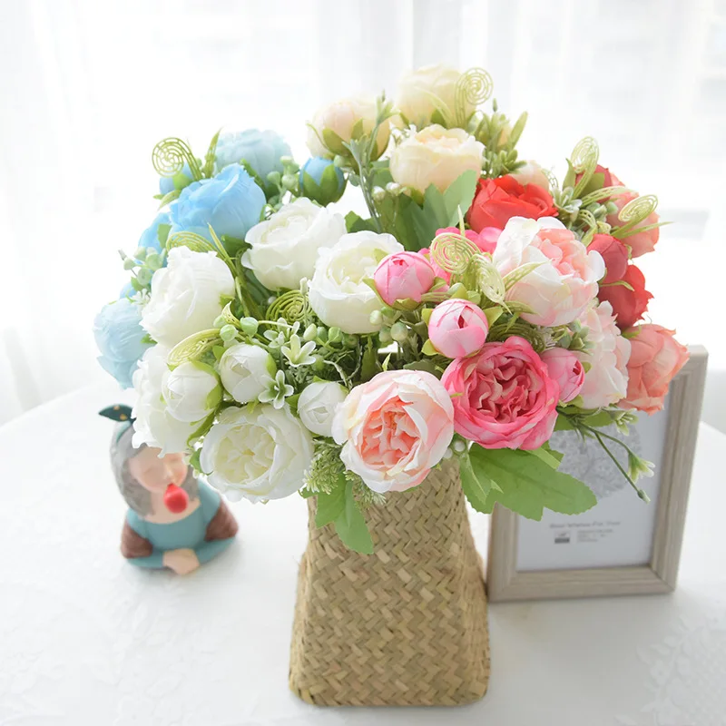 Simulation Flower Small Bouquet 5 Heads Peonies Nordic Ins Simulation Roses Birthday Wedding Bouquet Wedding Home Decoration
Simulation Flower Small Bouquet 5 Heads Peonies Nordic Ins Simulation Roses Birthday Wedding Bouquet Wedding Home Decoration