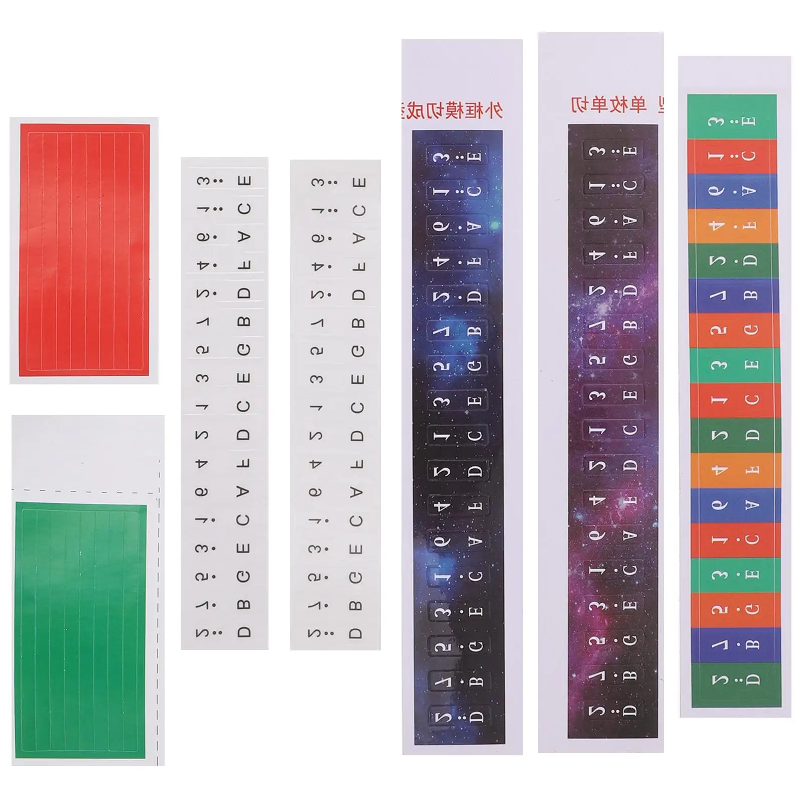 5 set Thumb Piano Stickers Colored Musical Notes Smooth Safe Beginner Learning Tool Removable Keyboard Labels for Child Practice
5 set Thumb Piano Stickers Colored Musical Notes Smooth Safe Beginner Learning Tool Removable Keyboard Labels for Child Practice