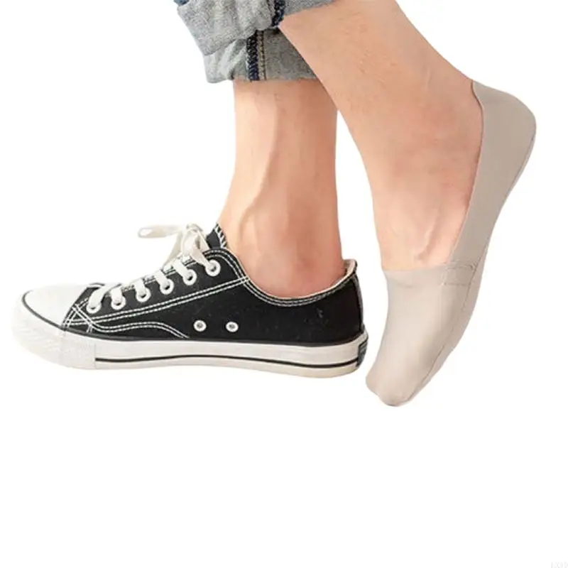 LXAD Men Summer Thin Low Cut No Show Boat Socks Solid Color Cool Seamless Invisible Non Slip Silicone Heel Grip Flat Liner
LXAD Men Summer Thin Low Cut No Show Boat Socks Solid Color Cool Seamless Invisible Non Slip Silicone Heel Grip Flat Liner